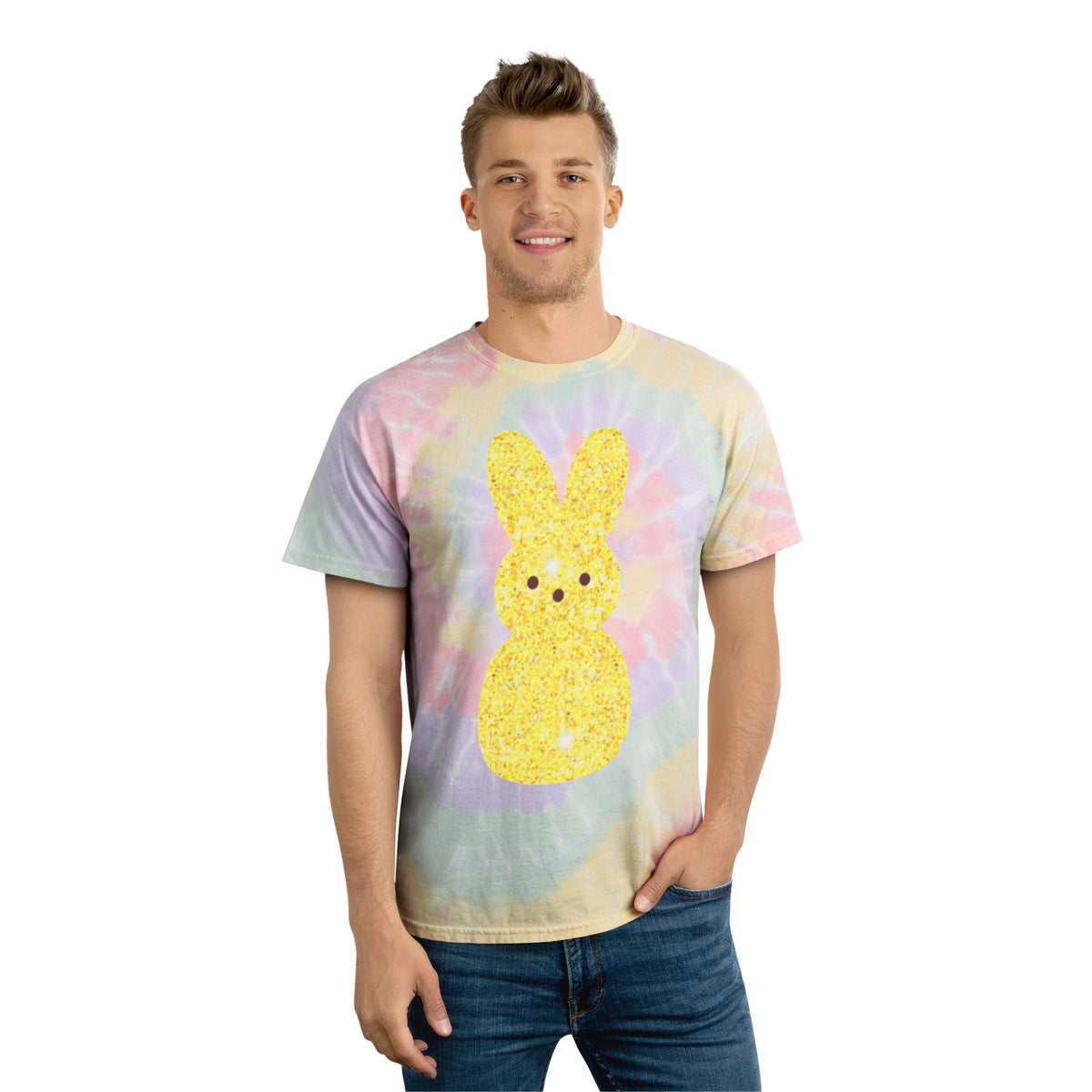 Easter Tie-Dye T-Shirt | Colorful Bunny Tee | Spring Fashion | Holiday Gift | Casual Summer Wear