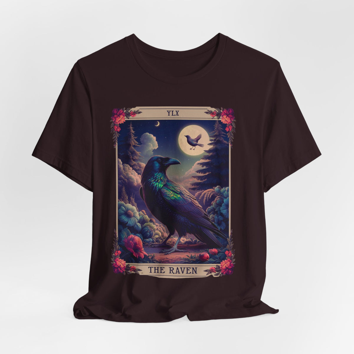 Raven Tarot Card Shirt, Witchy Shirt, Tarot Card Shirt, Raven Shirt