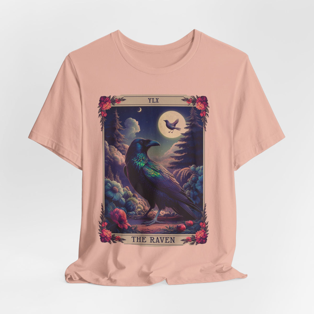 Raven Tarot Card Shirt, Witchy Shirt, Tarot Card Shirt, Raven Shirt