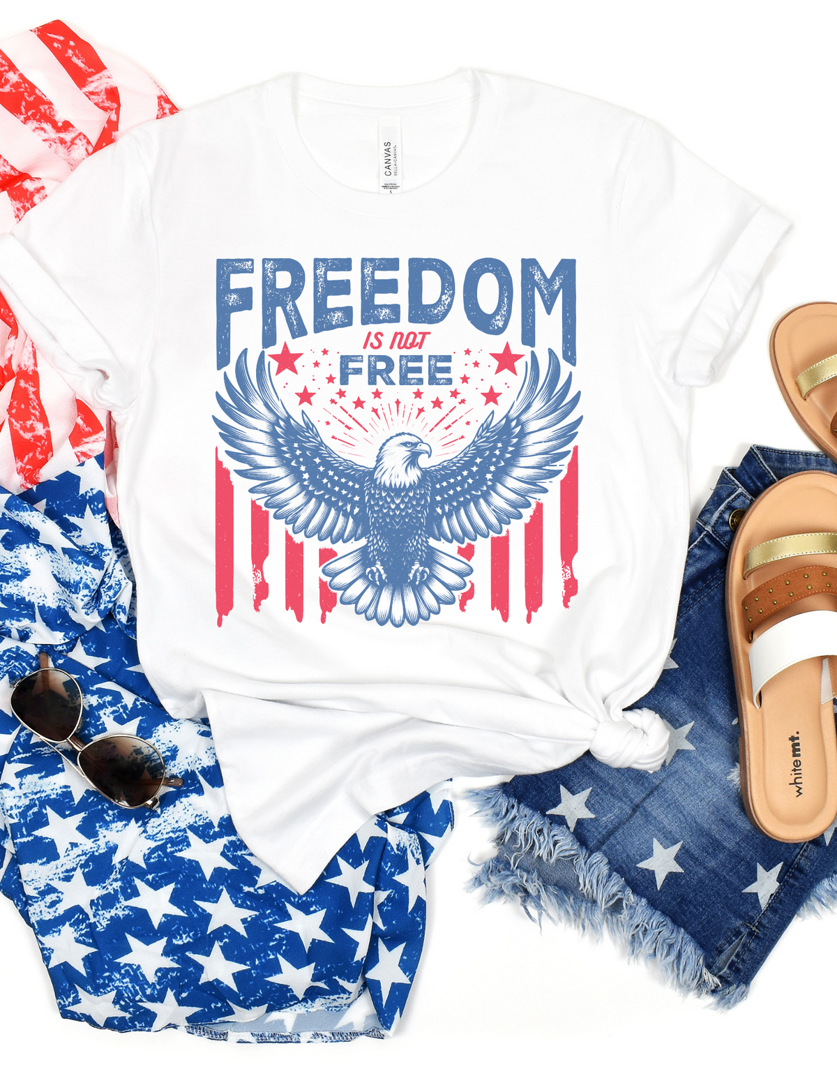 Patriotic Eagle Graphic Tee