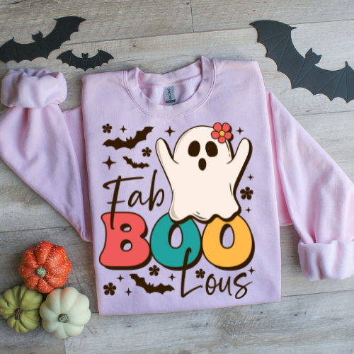 Fab BOO-lous Ghost Sweatshirt for Halloween