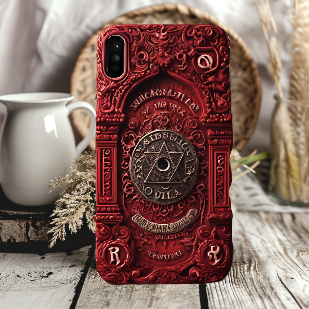 Tough Cases - Mystical Red Phone Case with Occult Design, 3D Ouija Board  Phone Case for iPhone, Samsung, and Google Pixel