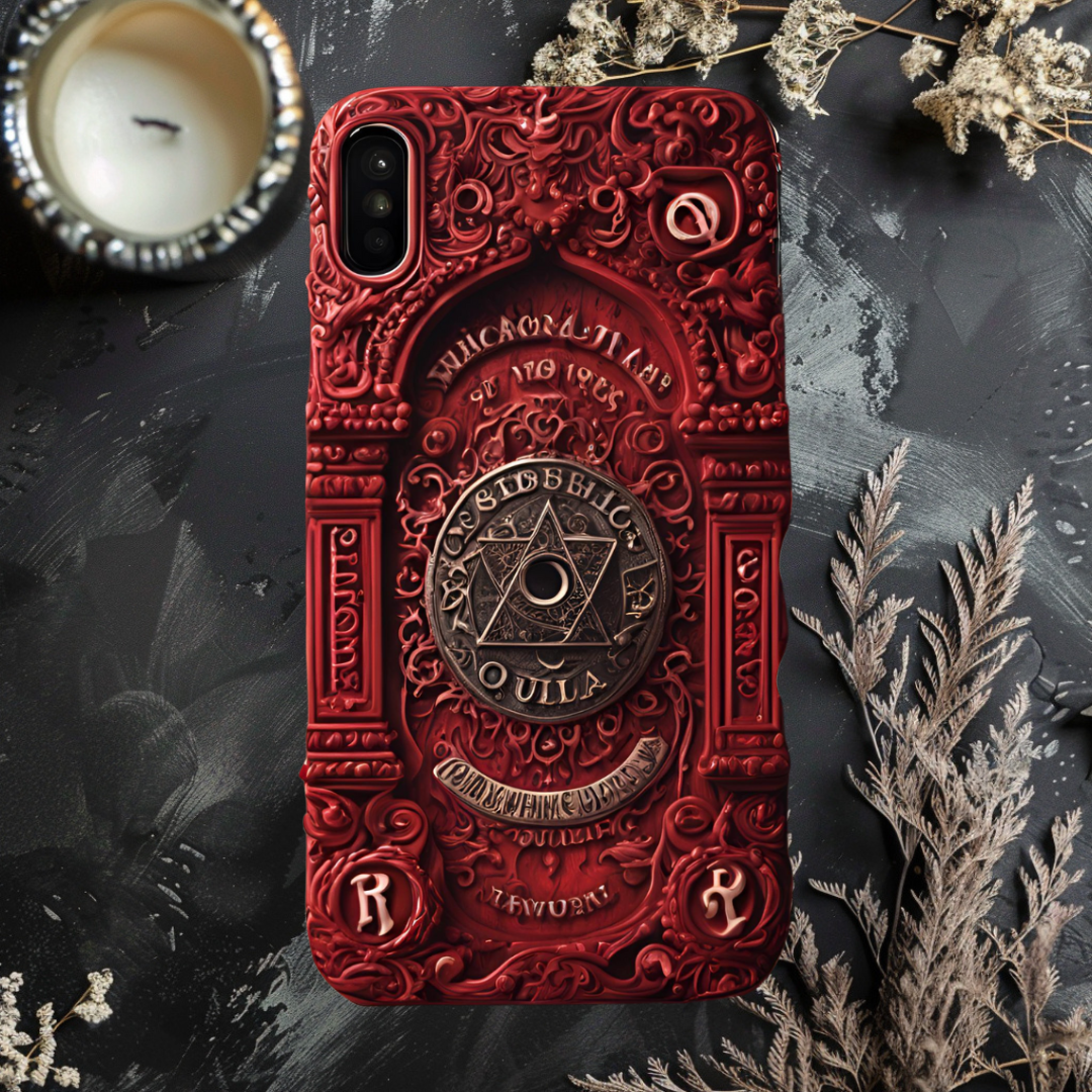 Tough Cases - Mystical Red Phone Case with Occult Design, 3D Ouija Board  Phone Case for iPhone, Samsung, and Google Pixel