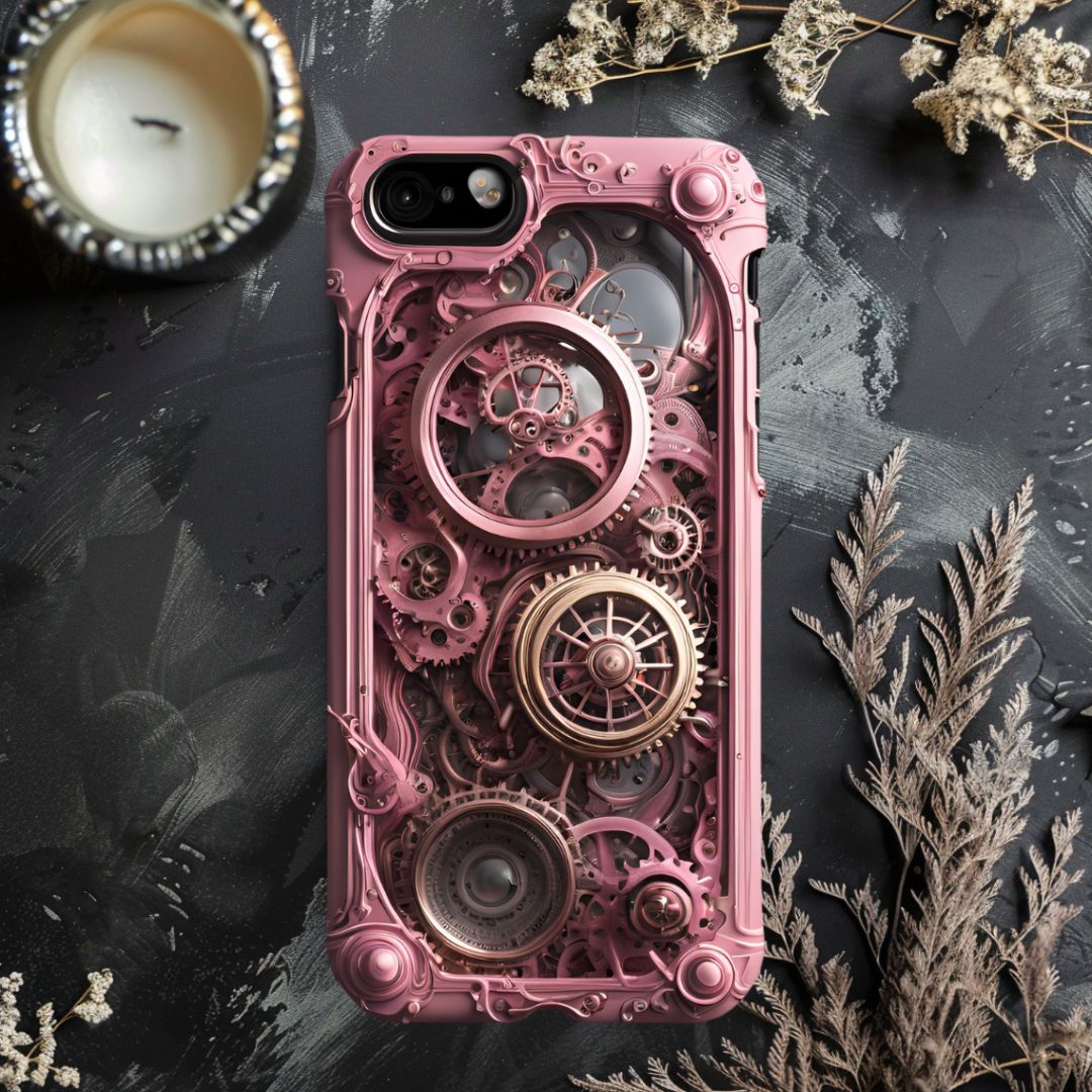 Industrial Gear Phone Case - Tough Cases for Gearheads, 3D Steampunk  Phone Case for iPhone, Samsung, and Google Pixel
