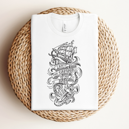 Adventurous Nautical T-Shirt for Marine Lovers, Perfect for Summer, Beach Days, and Gift Giving, Graphic Tee, Ocean Vibes, Unisex Apparel