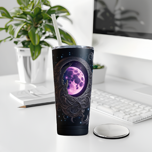 Cosmic Moon 20oz Tumbler - Stylish & Insulated Travel Mug for Stargazers