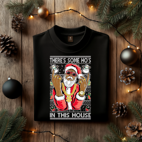 Festive Unisex T-Shirt with Fun Holiday Slogan, Christmas Gift, Humor Tee, Quirky Graphic Shirt, Holiday Celebration Wear