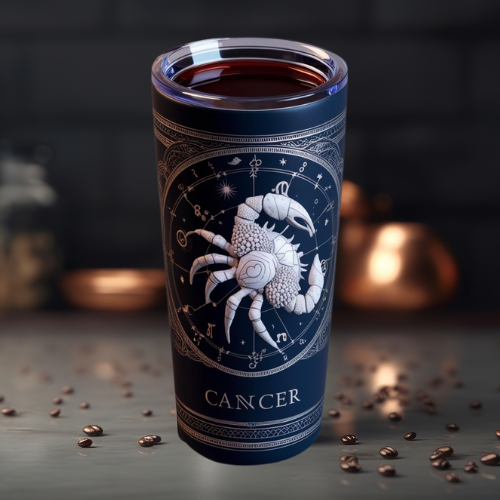 Astrological Cancer 20oz Tumbler - Zodiac Sign Drinkware