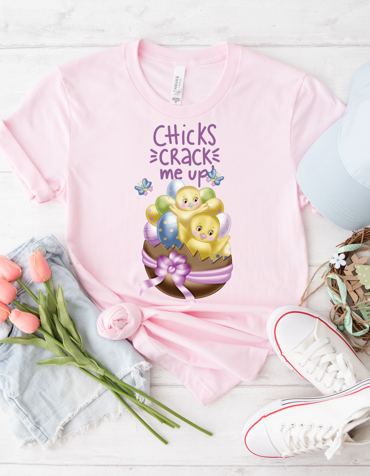 Chicks Crack Me Up Toddler Tee, Cute Kids Easter Shirt, Spring Celebration Apparel, Baby Shower Gift, Toddler Funny Tee