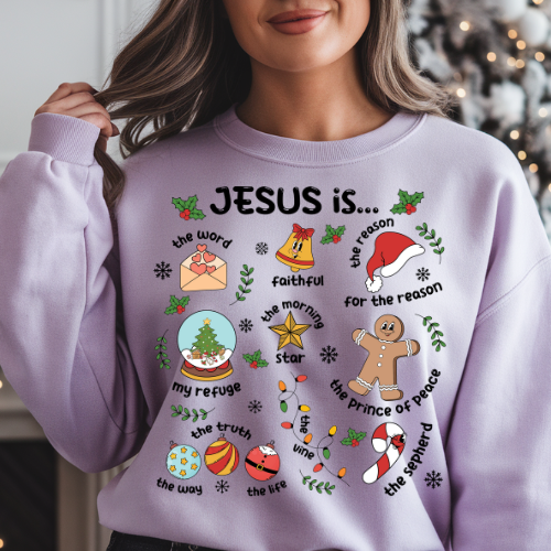 Jesus is... Unisex Heavy Blend™ Crewneck Sweatshirt, Christmas gift, religious apparel, faith-inspired sweatshirt, holiday clothing, [...]