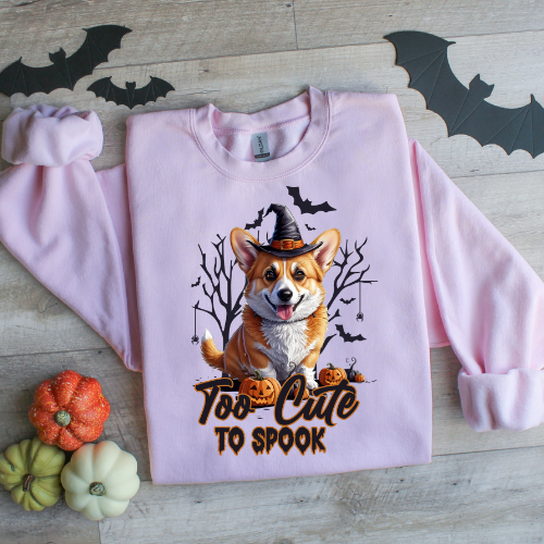 Cute Corgi Halloween Sweatshirt - Unisex Heavy Blend™ Crewneck
