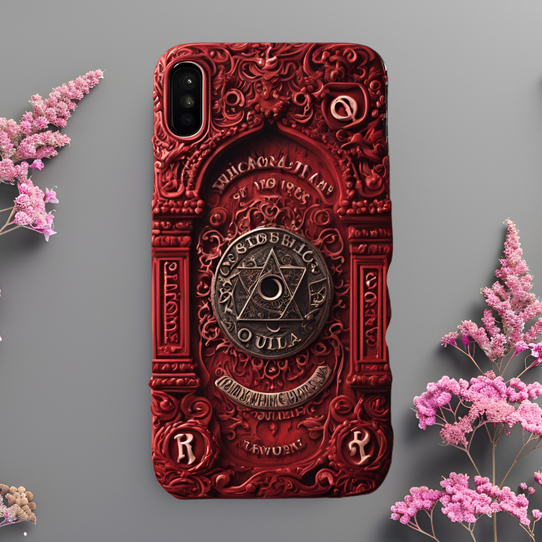 Tough Cases - Mystical Red Phone Case with Occult Design, 3D Ouija Board  Phone Case for iPhone, Samsung, and Google Pixel