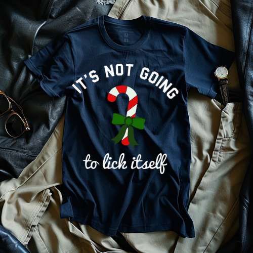 Funny Holiday T-Shirt, Christmas Humor Tee, Unisex Graphic Shirt, Gift for Him/Her, Festive Apparel, Candy Cane Design