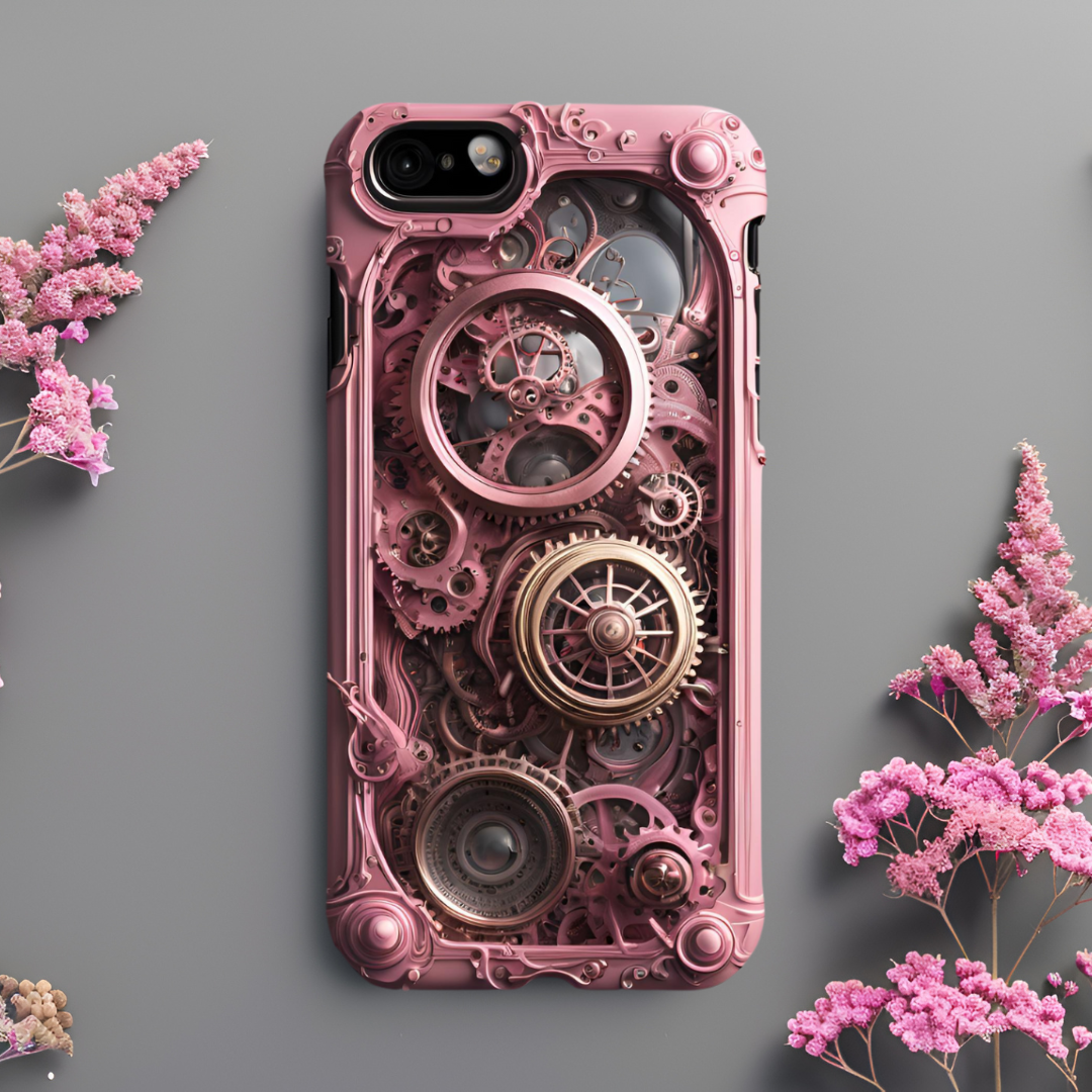 Industrial Gear Phone Case - Tough Cases for Gearheads, 3D Steampunk  Phone Case for iPhone, Samsung, and Google Pixel