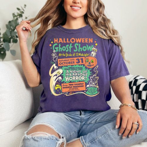 Unisex Halloween Ghost Show T-Shirt | Spooky Fun for Fall Celebrations