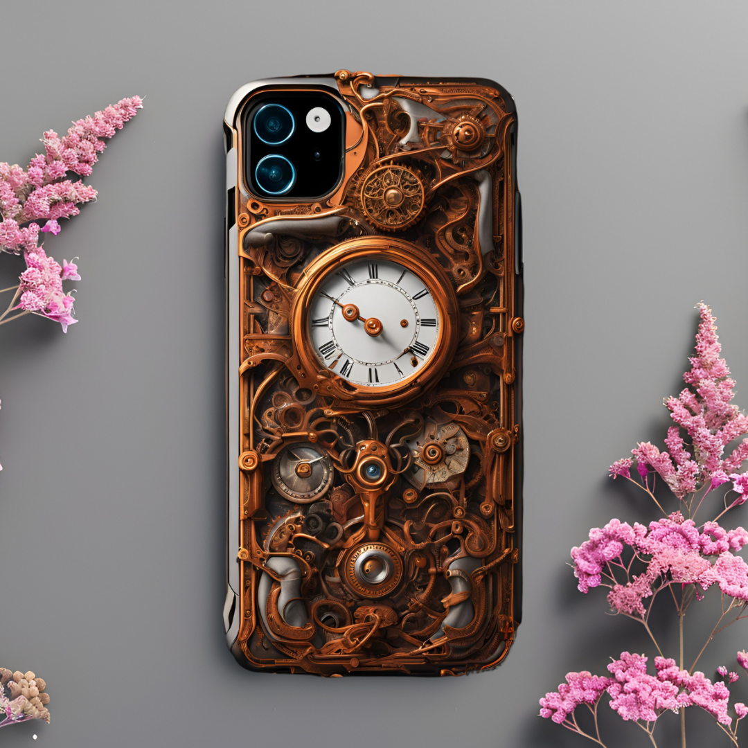 Vintage Steampunk Phone Case - Tough Cases for Adventurers, 3D Steam Punk  Phone Case for iPhone, Samsung, and Google Pixel