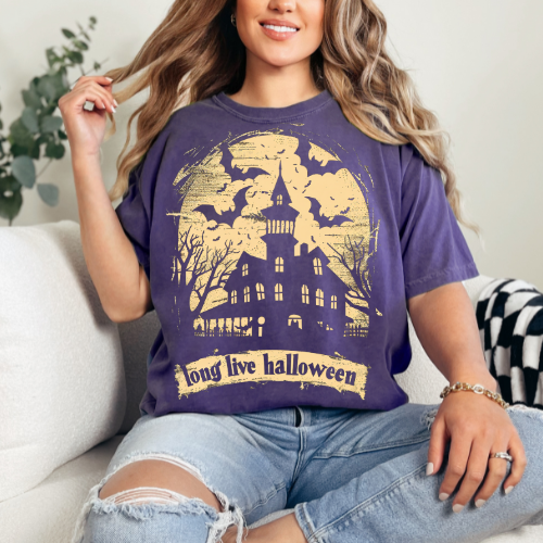 Halloween Graphic T-Shirt - Long Live Halloween