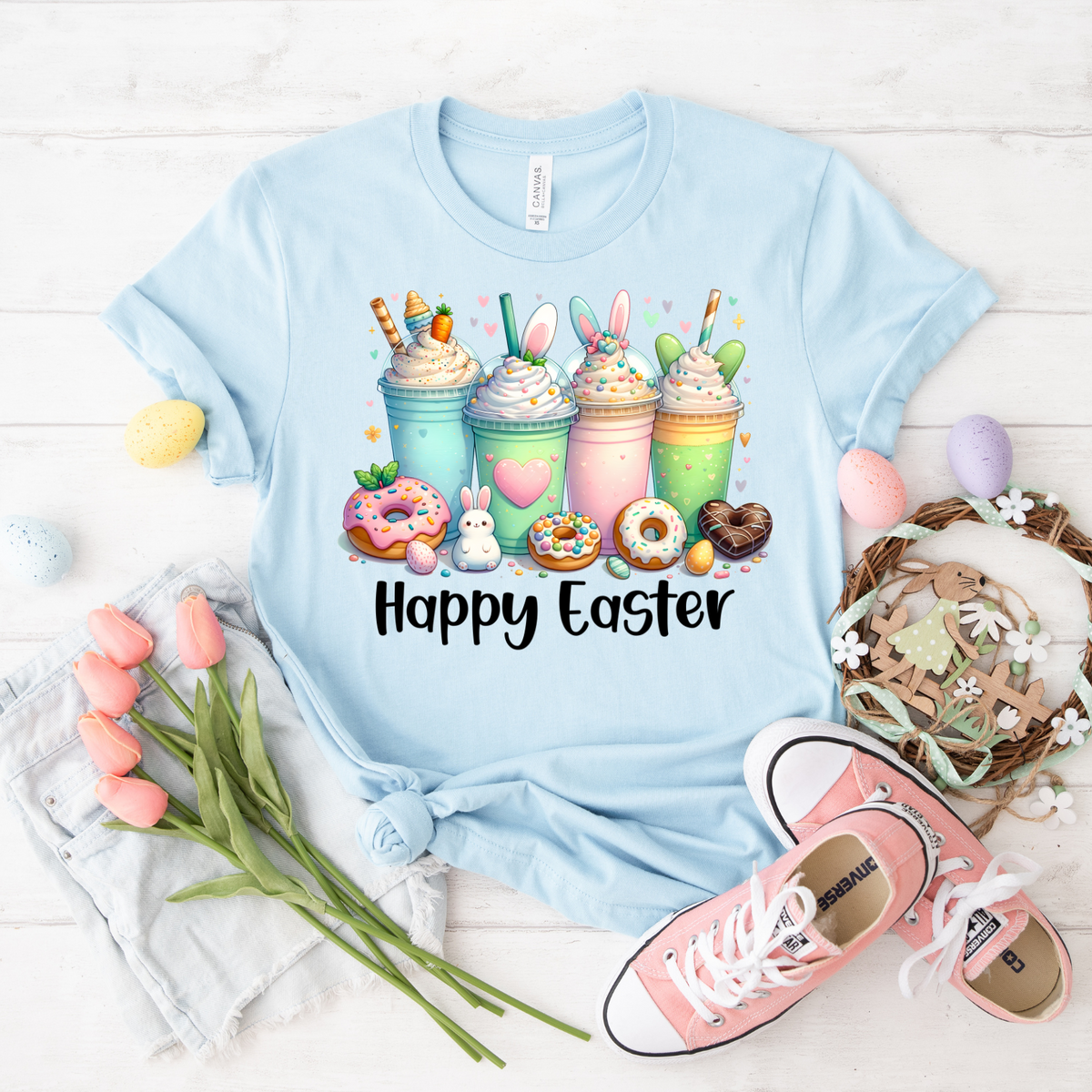 Easter Celebration T-Shirt - Cute Bunny Design, Happy Easter Tee for Kids and Adults, Fun Spring Style, Perfect for Family Gatherings, [...]