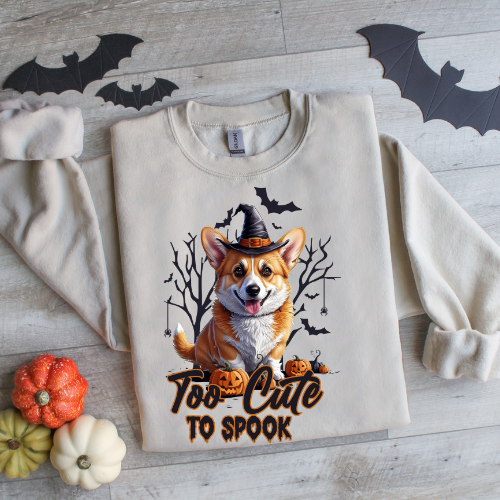 Cute Corgi Halloween Sweatshirt - Unisex Heavy Blend™ Crewneck