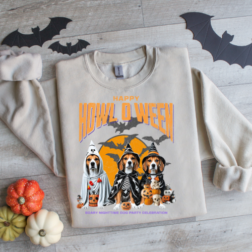 Ghost Dog Sweatshirt, Halloween Sweatshirt,Halloween Sweater,Happy Halloween, Retro Spooky Season, Ghost Sweatshirt,Halloween Dog Shirt