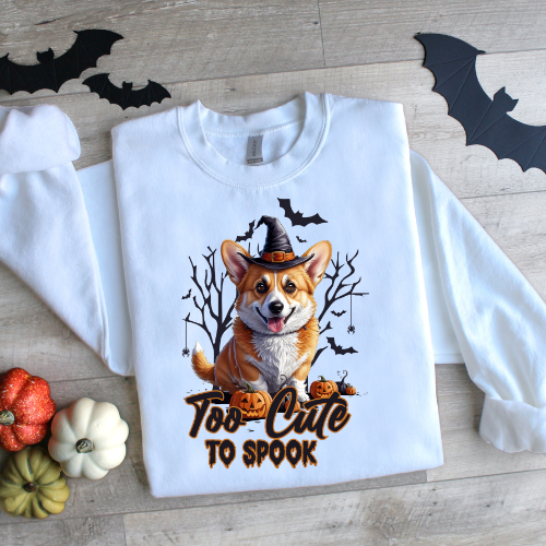 Cute Corgi Halloween Sweatshirt - Unisex Heavy Blend™ Crewneck