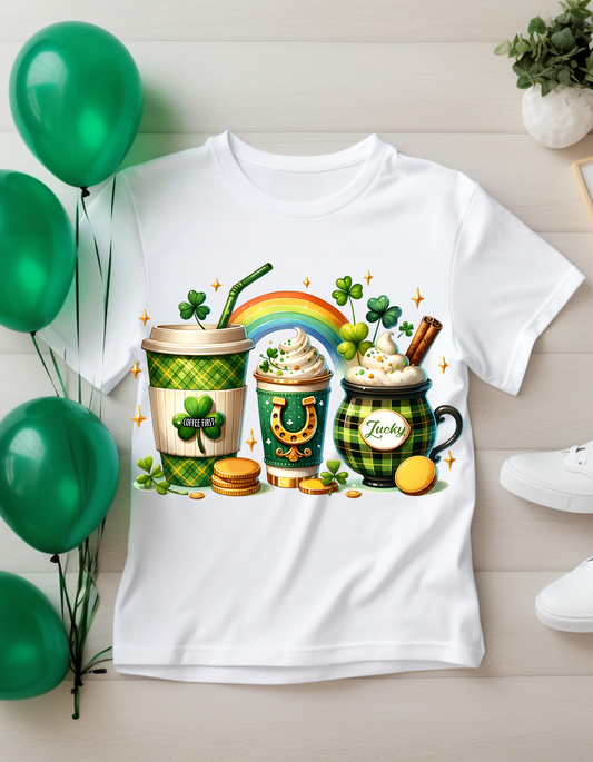 St. Patrick's Day T-Shirt, Unisex Softstyle Tee for Celebrations, Lucky Irish Theme, Shamrock Apparel, Spring Festival Wear