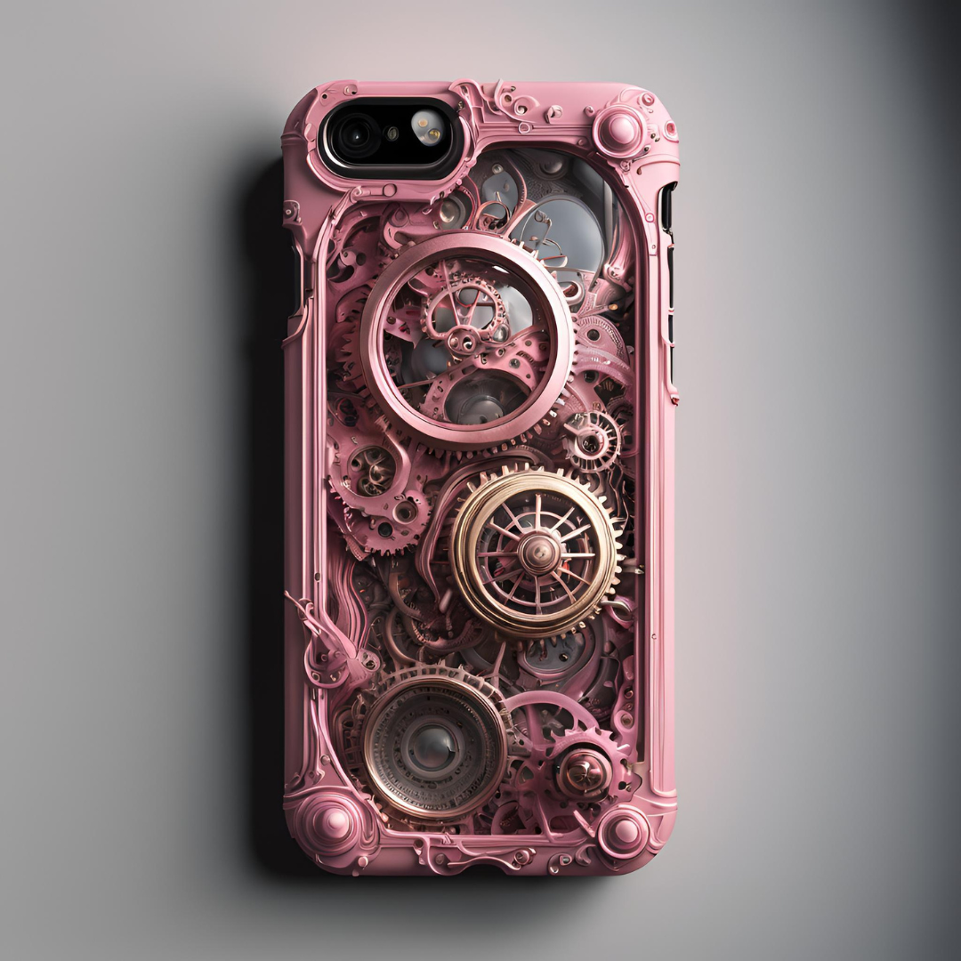 Industrial Gear Phone Case - Tough Cases for Gearheads, 3D Steampunk  Phone Case for iPhone, Samsung, and Google Pixel