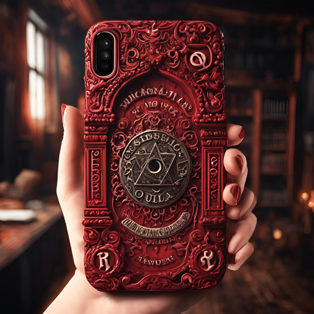 Tough Cases - Mystical Red Phone Case with Occult Design, 3D Ouija Board  Phone Case for iPhone, Samsung, and Google Pixel