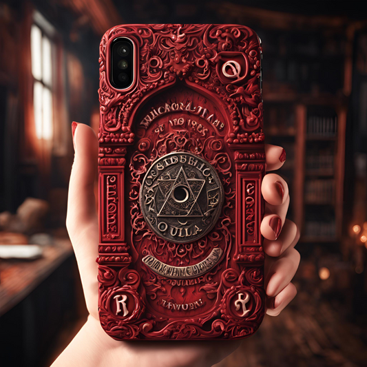 Tough Cases - Mystical Red Phone Case with Occult Design, 3D Ouija Board  Phone Case for iPhone, Samsung, and Google Pixel