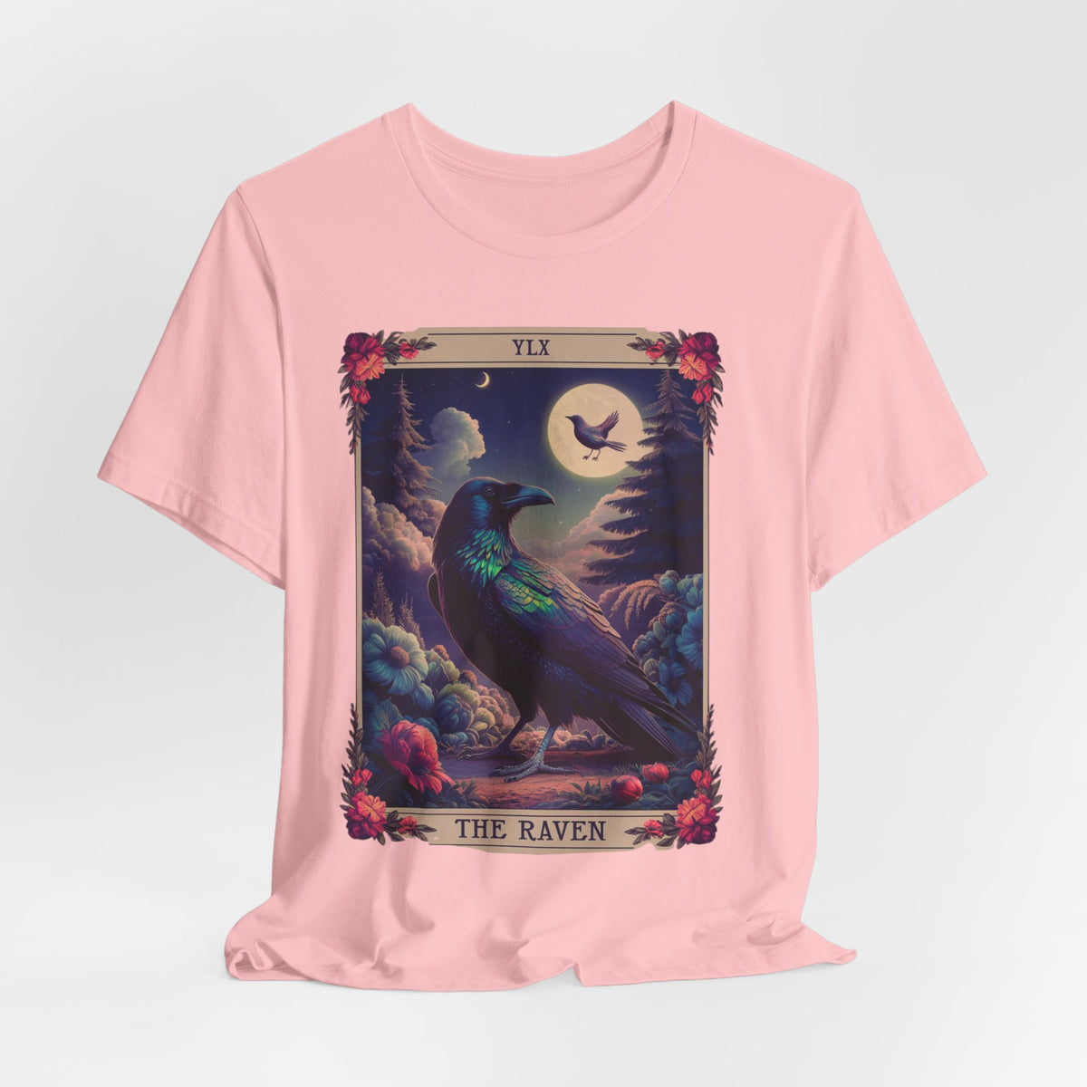 Raven Tarot Card Shirt, Witchy Shirt, Tarot Card Shirt, Raven Shirt