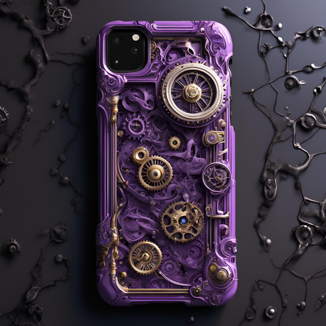 Steampunk Gear Phone Case - Tough and Stylish Protection, 3D Ouija Board  Phone Case for iPhone, Samsung, and Google Pixel
