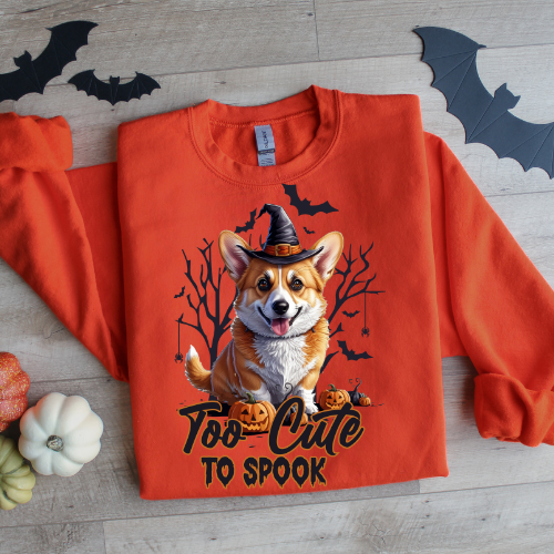 Cute Corgi Halloween Sweatshirt - Unisex Heavy Blend™ Crewneck