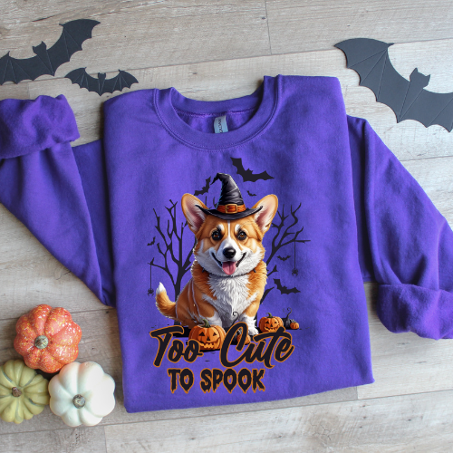 Cute Corgi Halloween Sweatshirt - Unisex Heavy Blend™ Crewneck