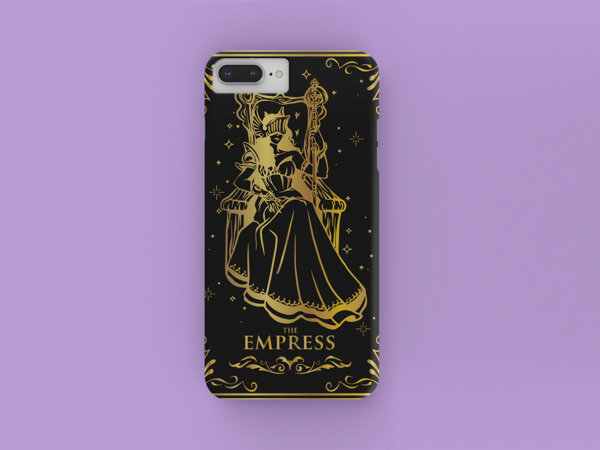 The Empress Tarot Card Phone Case, Mystical Phone Case, Celestial Phone Case, Tarot Card Phone Case for iPhone, Samsung, Google Pixel