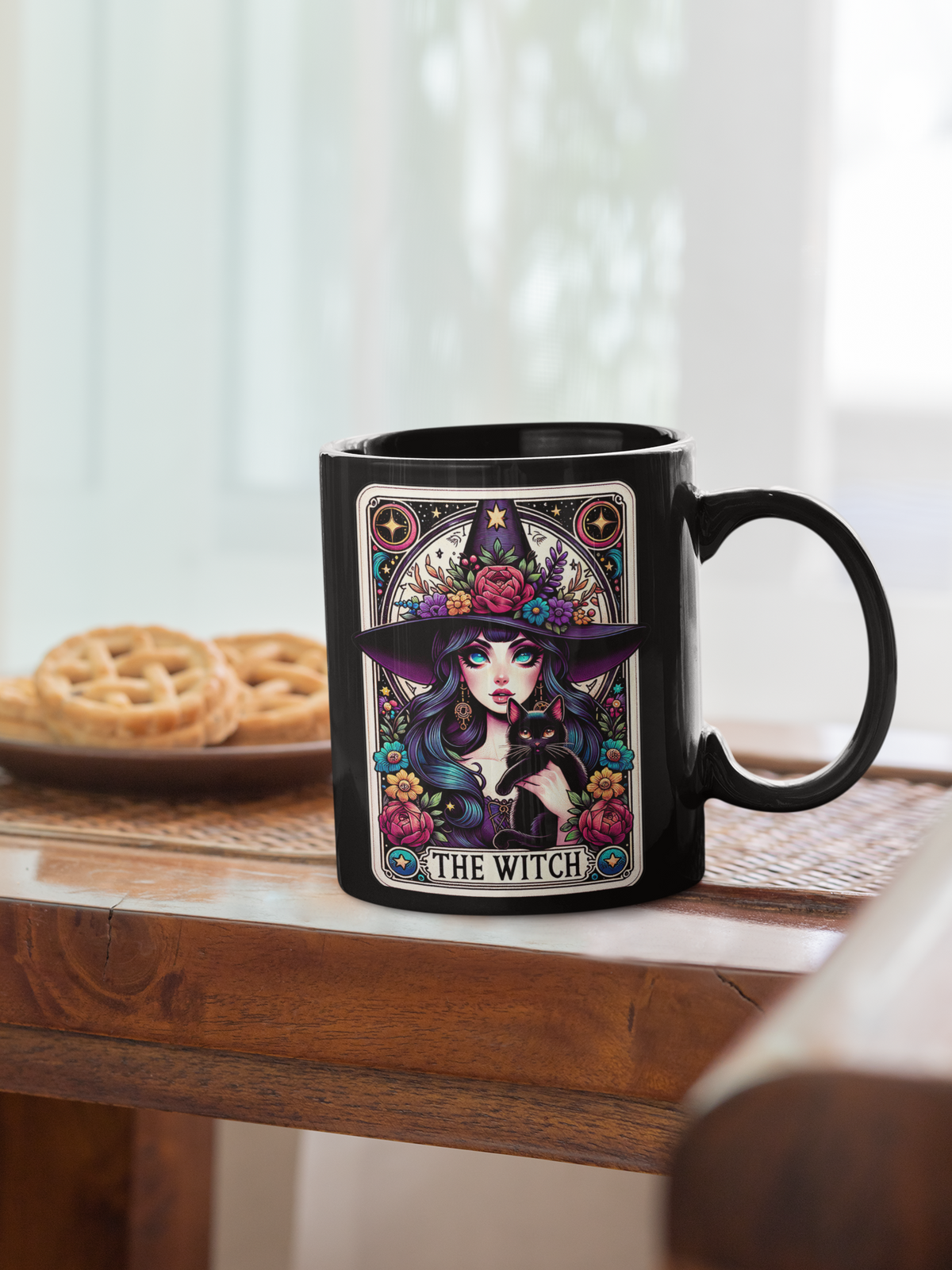 The Witch Tarot Card Coffee Mug, Tarot Card Coffee Mug, Celestial Coffee Mug, Witchy Tarot Mug