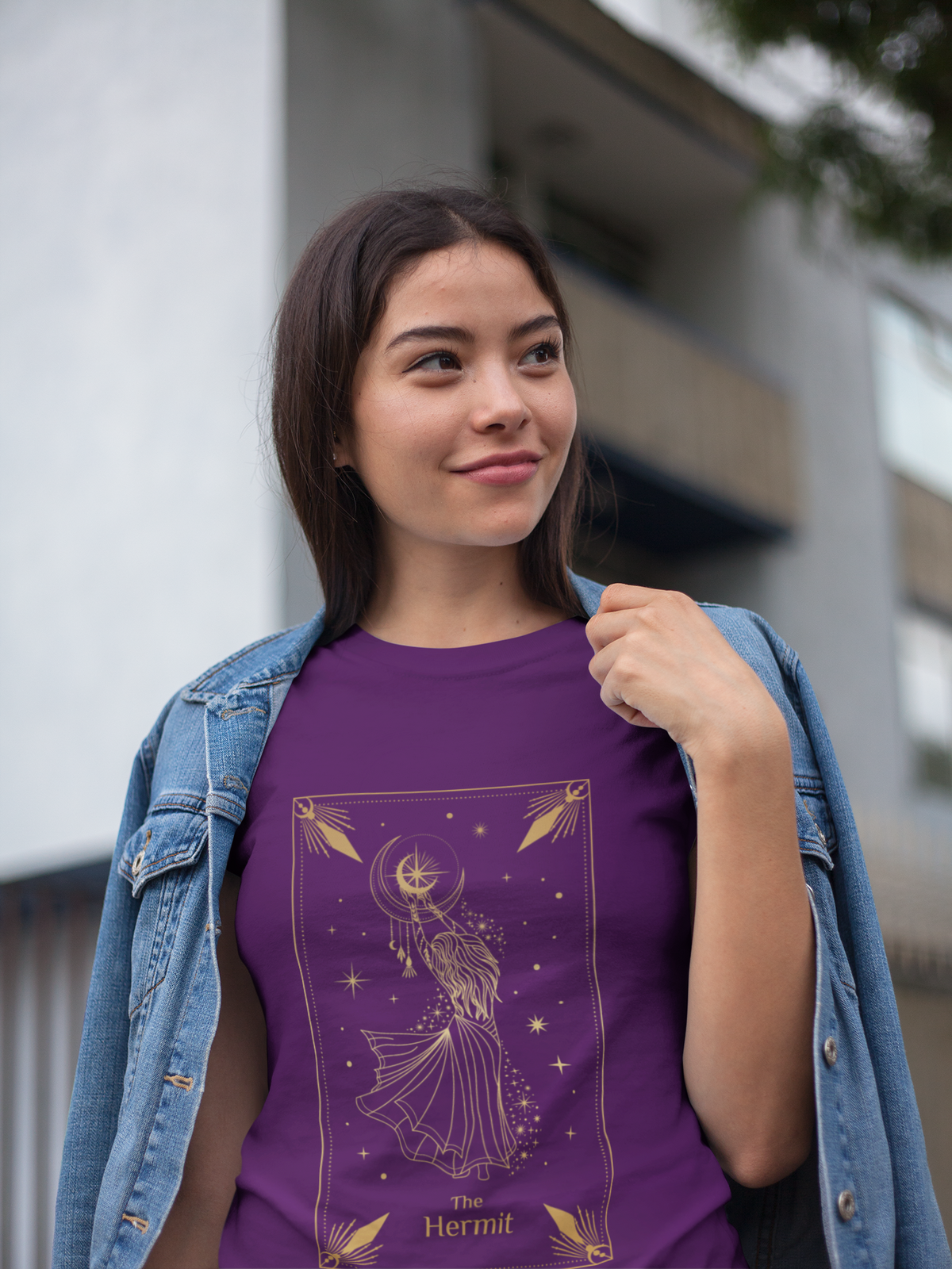 The Hermit Tarot Card Shirt, Hermit Tarot Card Tee, Witchy Tarot Shirt, Celestial Shirt, Mystical Shirt, Spiritual Shirt